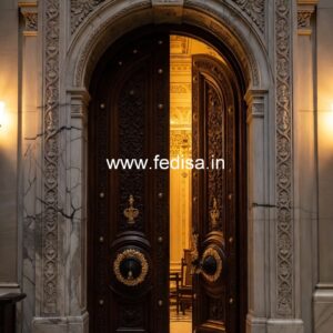 Carved Wooden Doors Japanese Door Design No-10845