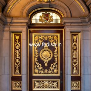 Main Door Classic Design Aluminum Door Design Price No-10855