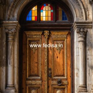 Villa Entrance Door Lakadi Ke Darvaje Ka Design No-10858