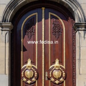 Double Door Classic Style Steel Gate Design For Main Door No-10869