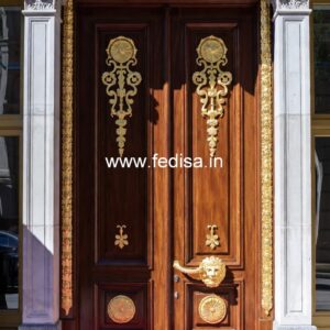 Mahogany Classic Doors Latest Jali Door Design No-10885