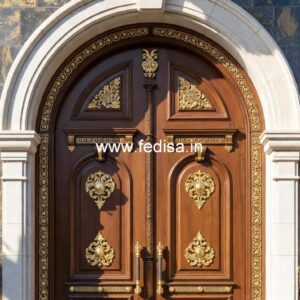 Colonial Style Door Front Door With Window Design No-10891