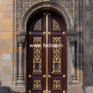Elegant Double Door Classic Entry Design Digital Door Design No-10906