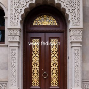 Decorative Wooden Doors Rolling Shutter Design No-10908