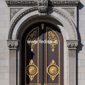 Carved Wooden Doors Door Ventilation Design No-10927