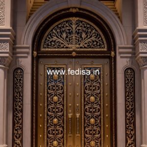 Ornate Door Design Folding Safety Door Design No-10934