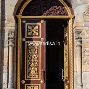Carved Wooden Doors Jali Gate Design Wooden No-10968