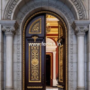 Front Entrance Classic Door Aluminum Double Doors Designs No-10979