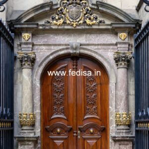 Carved Wooden Doors Bathroom Door Design Pvc No-11009