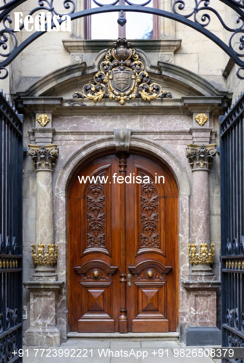Carved Wooden Doors Bathroom Door Design Pvc No-11009
