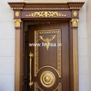 Colonial Style Door Flush Door Laminate Design No-11014