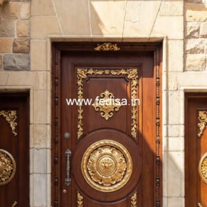 French Classic Doors Single Door Main Gate Design No-11017