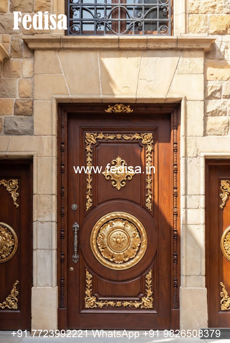 French Classic Doors Single Door Main Gate Design No-11017