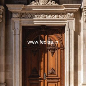 Classic Front Door Ideas Round Shape Door Design No-11040