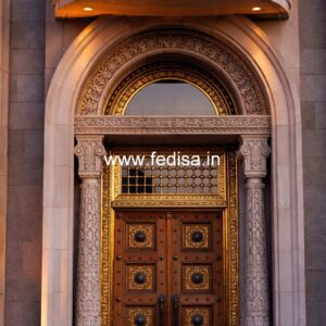 Hardwood Traditional Doors Lakdi Door Design No-11052