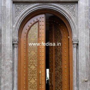 Traditional Door Design Double Flush Door Design No-11079