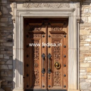 Solid Wood Classic Door Frp Door Design No-11088