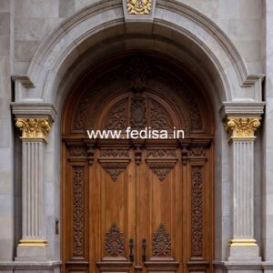Handcrafted Wooden Door Designer Internal Doors No-11092
