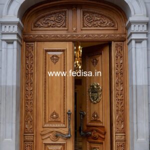 Hardwood Traditional Doors Stainless Steel Door Design Catalog No-11093