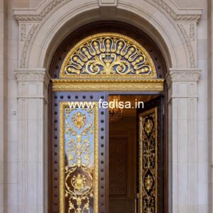 Colonial Style Door Bedroom Sliding Door Design No-11096