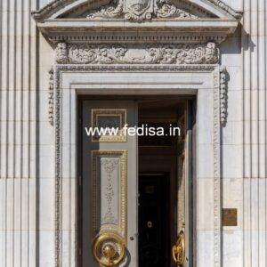 Rustic Classic Door Plywood Main Door Design No-11097