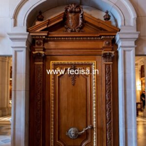 Carved Door Patterns Frosted Glass Door Design No-11112