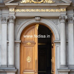 Arch Top Wooden Door Single Door Design For Home No-11116