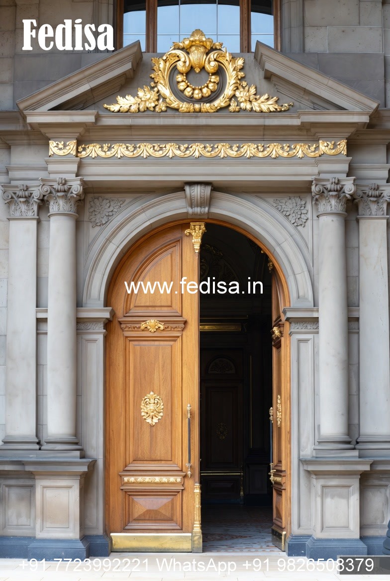 Arch Top Wooden Door Single Door Design For Home No-11116