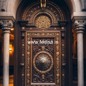 Heritage Door Design Teak Wood Main Double Door Designs For Houses No-11127