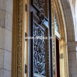 Colonial Style Door Modern Teak Wood Main Door Design No-11137