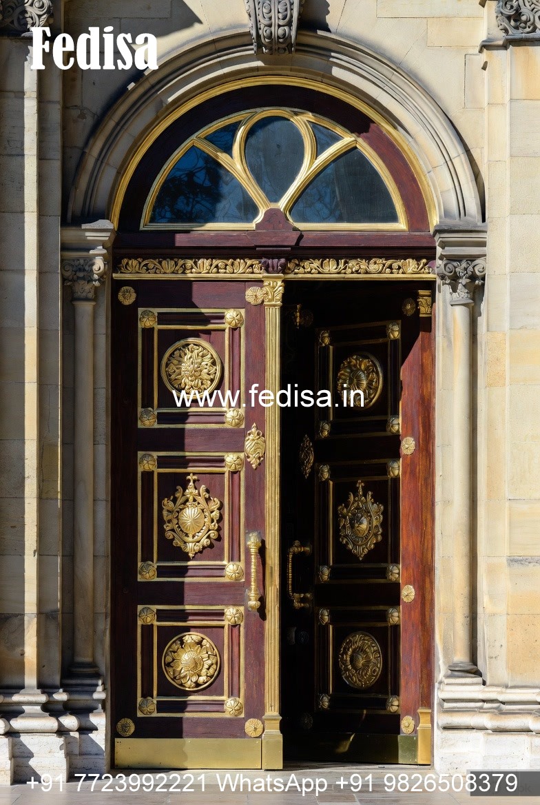 Decorative Wooden Doors Invisible Door Design No-11154