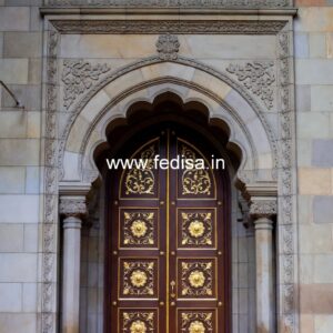 Double Door Classic Style Safety Grill Design For Main Door No-11156