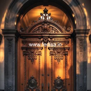 Elegant Door Design Plai Gate Design No-11164
