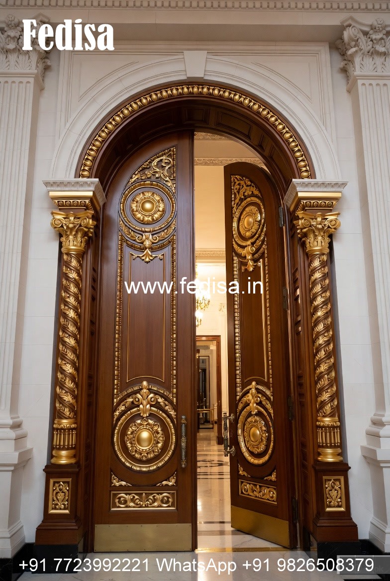 Antique Door Style Main Door Paneling No-11165