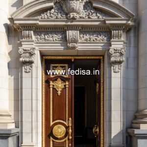 Antique Door Style Parking Door Design No-11206