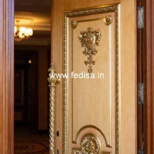 Traditional Carved Wooden Front Door Ideas Dorjar Design No-11231