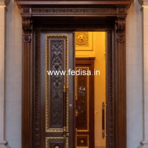 Front Entrance Classic Door Main Door Carving No-11266