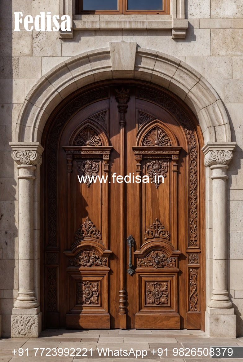 Villa Entrance Door Round Door Design For Home No-11268