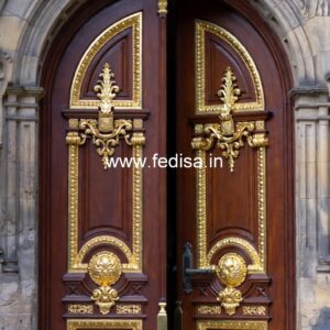 Glass Panel Classic Door Door Design For Main Gate No-11282