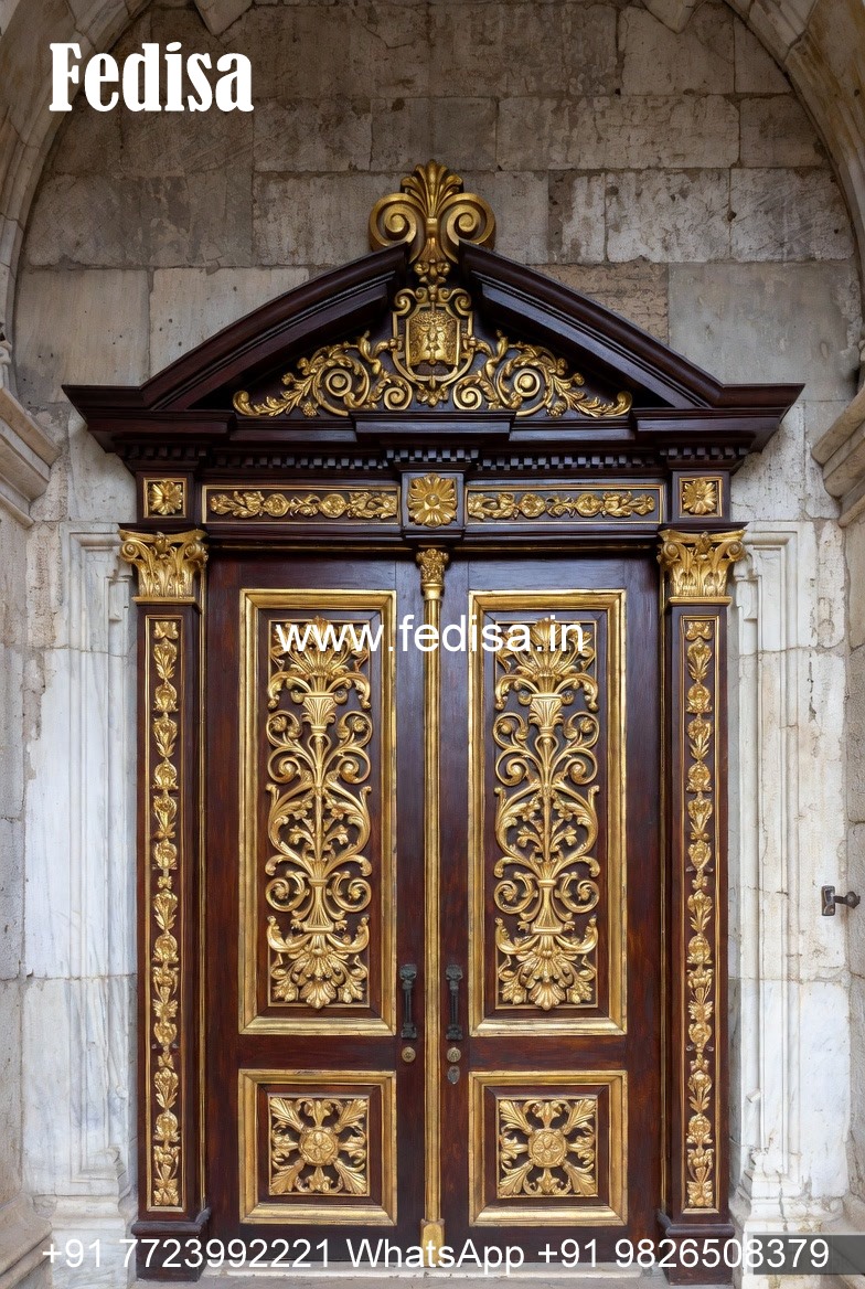 Carved Wooden Doors Door Sunmica Catalog No-11296