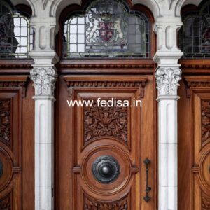 Carved Door Patterns Hidden Sliding Door Design No-11317