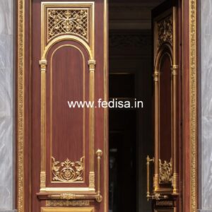 Classic Door Design Glass Door For Pooja Room Price No-11324