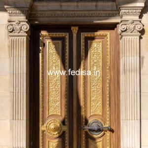 Heritage Door Design Pooja Mandir Glass Door Design No-11332