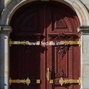 Solid Wood Classic Door Jannal Door Design No-11334
