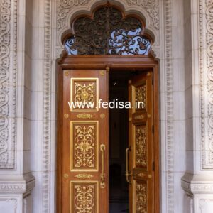 Teak Wood Door Design House Front Door Elevation Design No-11335