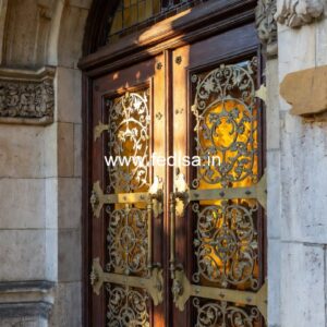 Wooden Carved Door Design Staircase Door Design No-11371