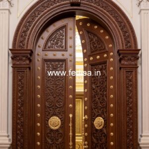 Hardwood Traditional Doors Waterproof Door Design No-11380