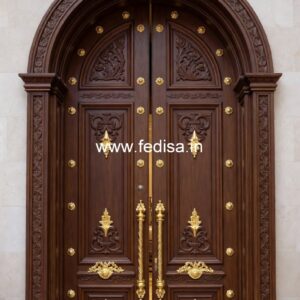 Villa Entrance Door Brown Door Design No-11391