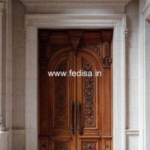 Traditional Door Design Wooden Door Ganesh Design No-11407