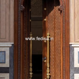 Vintage Wooden Door House Temple Door Design No-11408